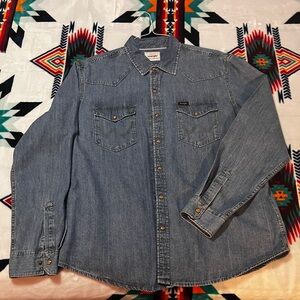 Wrangler Denim Pearl Snap